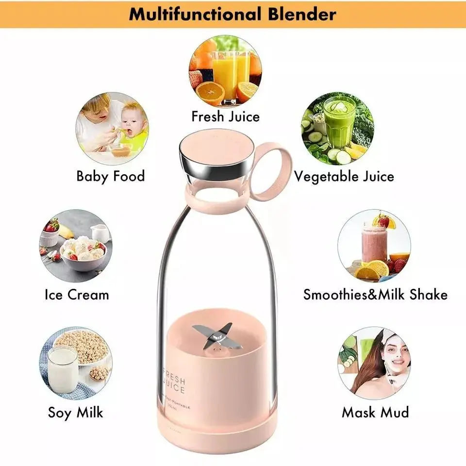 Portable Blender USB Rechargeable Mini Juicer Blender dpghsf-q0